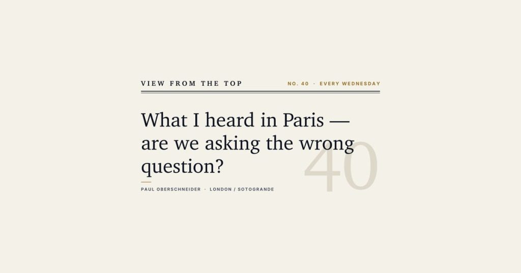 AI in Real Estate Finance: What I Heard in Paris