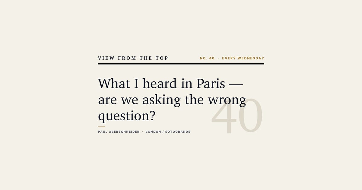 AI in Real Estate Finance: What I Heard in Paris